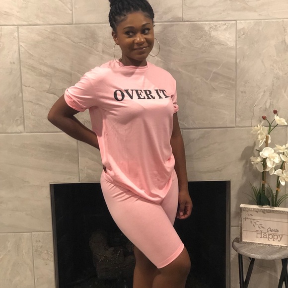 Cute and Comfortable 2 Piece Biker Shorts Set - Picture 3 of 5